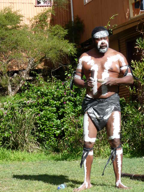 Wes, Tribal Warrior performer
